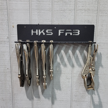 Vise Grip & Clamp - Wall & Cart Mount Tool Organizer Rack